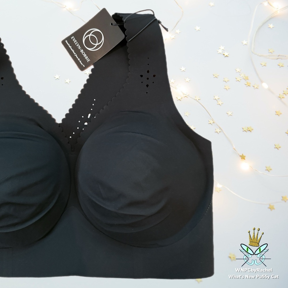 Evelyn & Bobbie Eyelet Detail Evelyn Bra, XL - Picture 2 of 8